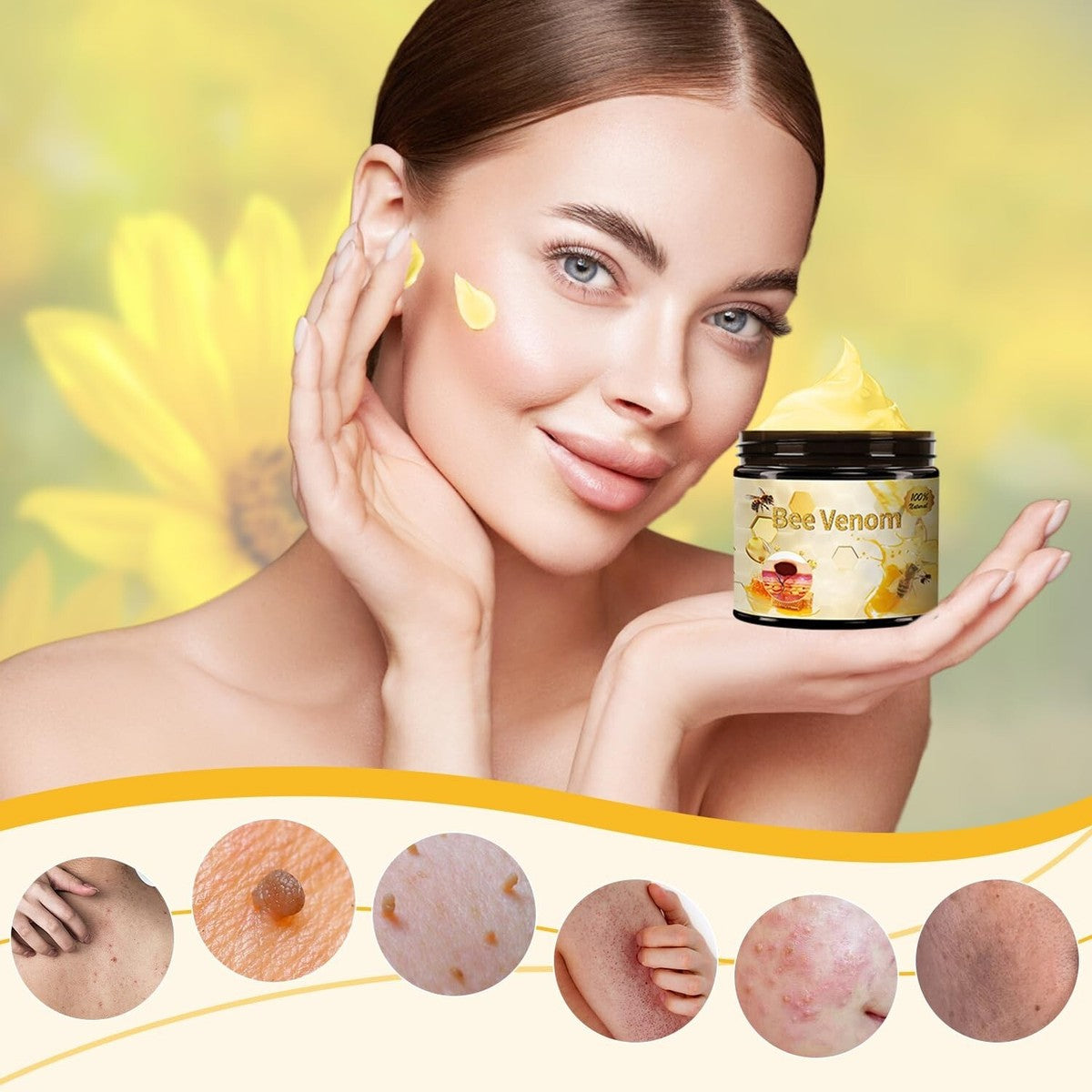 (كريم العناية بسم النحل) Bee Venom Care Cream
